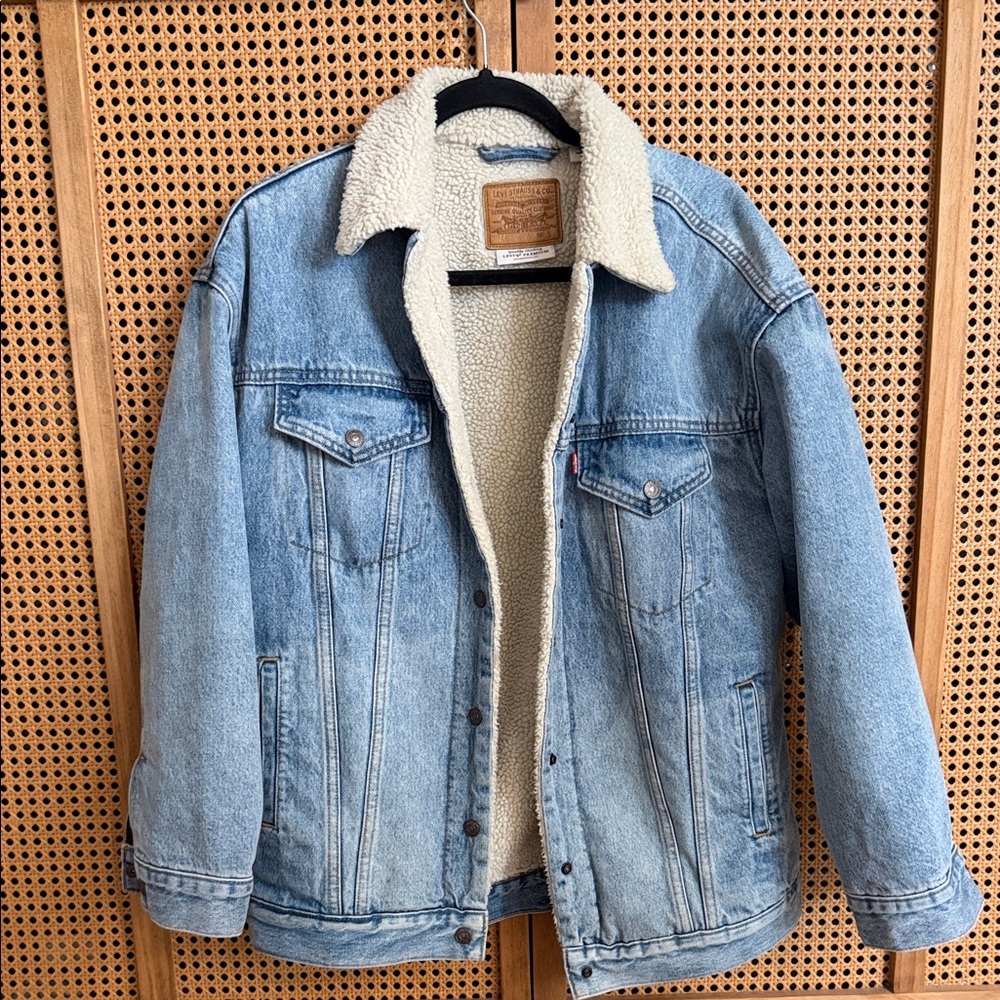 Women’s Levi’s Denim Sherpa Jacket